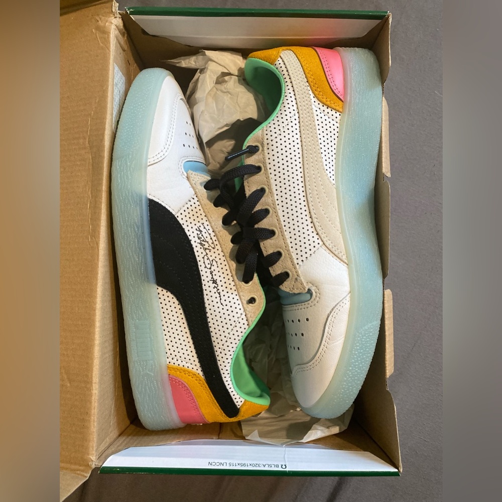 Puma Athletic Shoes - White, Black, Pink, Yellow, Green